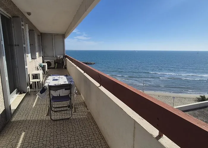 Appartement Vue Mer Exceptionnelle Plage A 1 Min, Parking Prive, 6 Pers 라그랑모트